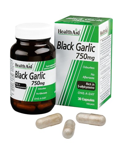 BLACK GARLIC 750MG 30 CAPSULE - farmasconti.eu