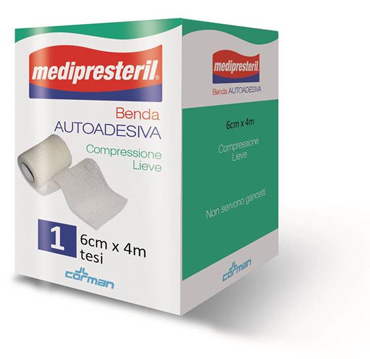 BENDA ADESIVA MEDIPRESTERIL 6X400CM - farmasconti.eu