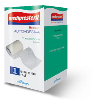 BENDA ADESIVA MEDIPRESTERIL 8X400 CM - farmasconti.eu