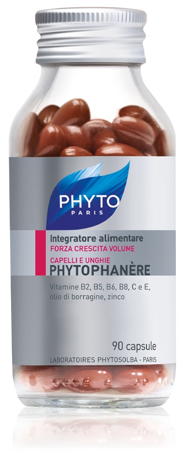 PHYTO PARIS PHYTOPHANERE INTEGRATORE ALIMENTARE CAPELLI/UNGHIE 90 CAPSULE NUOVA FORMULA ALLO ZINCO - farmasconti.eu