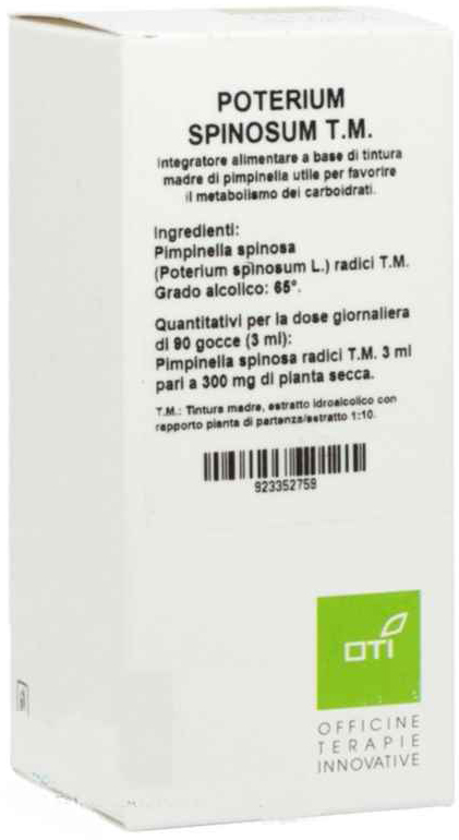 POTERIUM SPINOSUM TINTURA MADRE GOCCE 100ML - farmasconti.eu