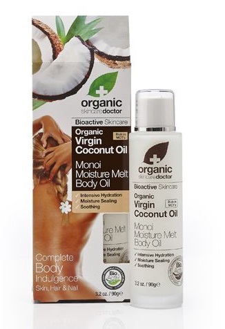 DR ORGANIC COCONUT OIL COCCO MONOI MOISTURE MELT BODY OIL OLIO CORPO 100 ML - farmasconti.eu