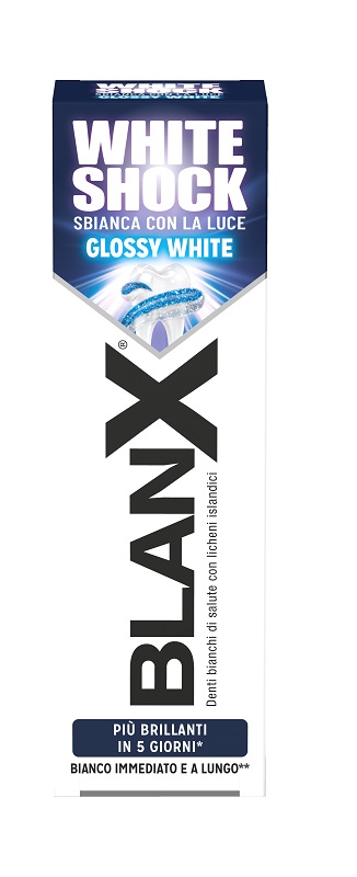 BLANX WHITE SHOCK SBIANCANTE DENTI 75 ML - farmasconti.eu