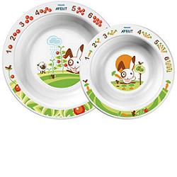 AVENT SET 2 PIATTI FONDI 6 MESI+ - farmasconti.eu