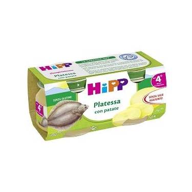 HIPP OMOGENEIZZATO PLATESSA CON PATATE 2X80 G - farmasconti.eu