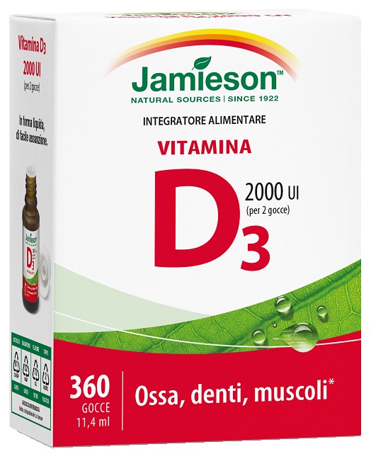 JAMIESON VITAMINA D GOCCE 11,4 ML - farmasconti.eu