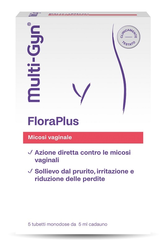 FLORAPLUS MULTI-GYN CANDIDOSI VAGINALE 5 TUBETTI X 5 ML - farmasconti.eu