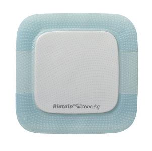 MEDICAZIONE BIATAIN IN SCHIUMA DI POLIURETANO A RILASCIO DI ARGENTO CON BORDO ADESIVO IN SILICONE 7,5X7,5 CM 5 PEZZI - farmasconti.eu