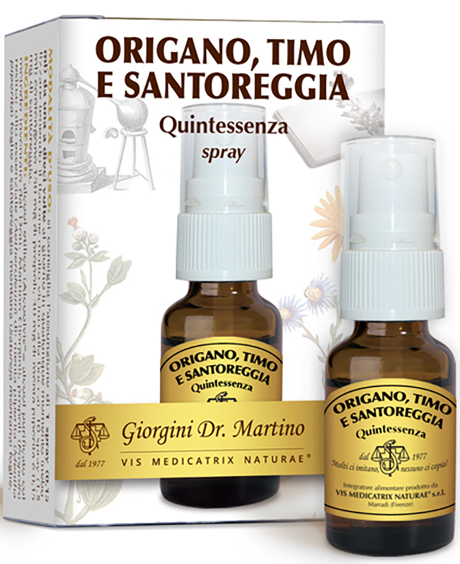 ORIGANO TIMO SANTOREGGIA QUINTESSENZA SPRAY 15 ML - farmasconti.eu