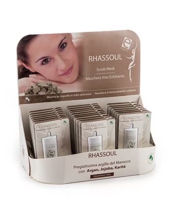 ESPRIT EQUO RHASSOUL PEELING MASK ARGAN MURUMURU BIO 22 PEZZI DA 10 ML - farmasconti.eu