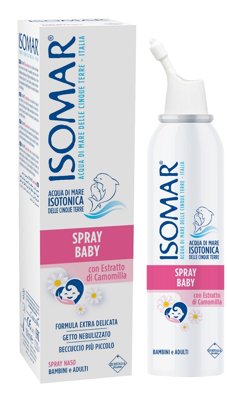 ISOMAR SPRAY BABY CON CAMOMILLA 100 ML - farmasconti.eu