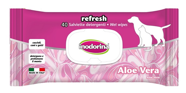 SALVIETTE ALOE VERA INODORINA 40 PEZZI - farmasconti.eu