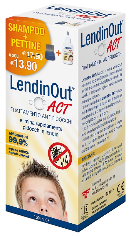 LENDINOUT ACT ANTIPIDOCCHI 150 ML - farmasconti.eu