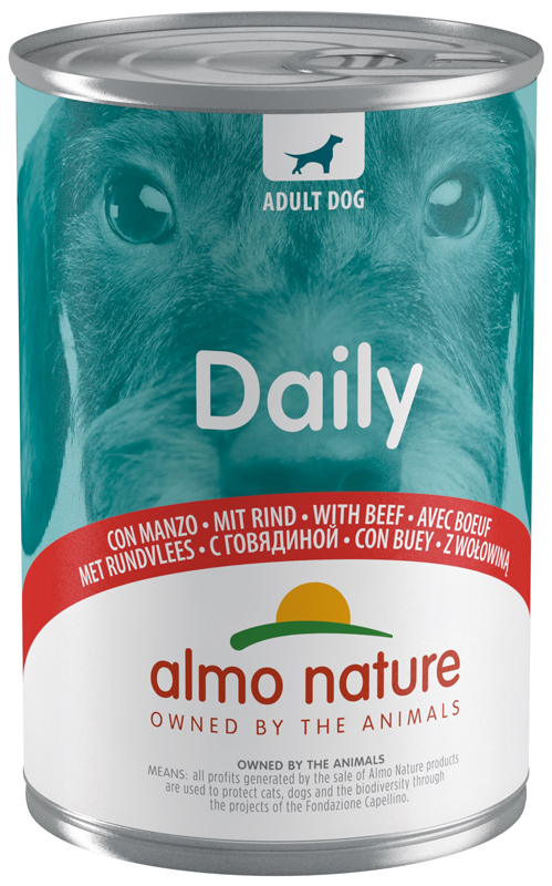ALMO NATURE DOGS DAILY MENU CON MANZO 400G - farmasconti.eu