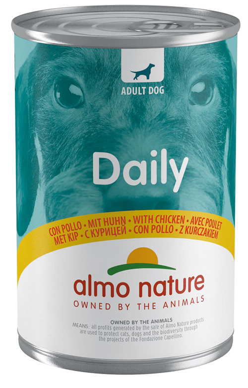ALMO NATURE DOGS DAILY MENU CON POLLO 400G - farmasconti.eu