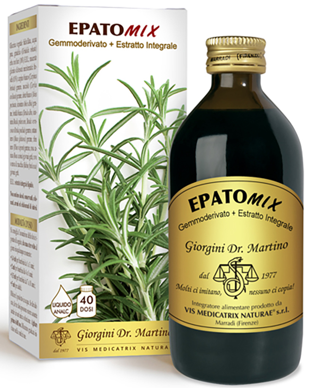 EPATOMIX GEMMODERIVATO + ESTRATTO INTEGRALE SENZA ALCOOL 200 ML - farmasconti.eu