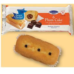 BONONIA PLUMCAKE CREMA CIOCCOLATO SENZA GLUTINE 6 X 45 G - farmasconti.eu