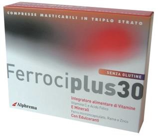 FERROCIPLUS 30 24 COMPRESSE MASTICABILI - farmasconti.eu