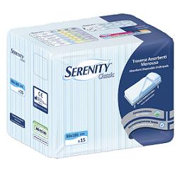 TRAVERSA SALVAMATERASSO PER INCONTINENZA SERENITY CLASSIC ALOE 80X180CM 15 PEZZI FARMABILITY - farmasconti.eu