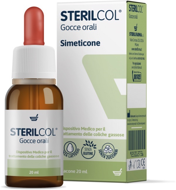STERILCOL GOCCE ORALI SOSPENSIONE GASTROFUNZIONALE FLACONCINO 20 ML - farmasconti.eu