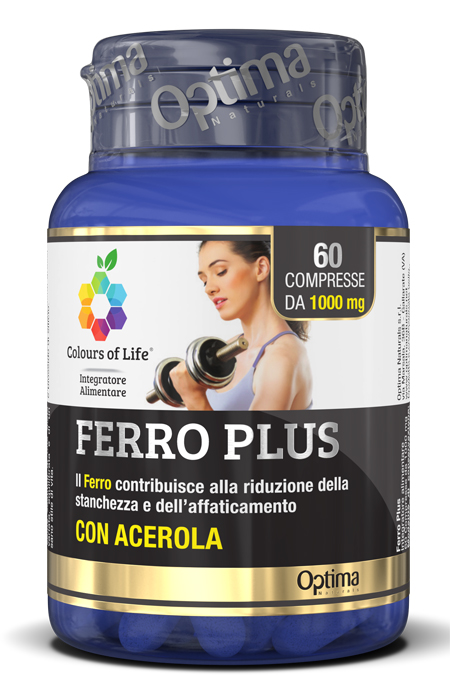 COLOURS OF LIFE FERRO PLUS 60 COMPRESSE 1000 MG - farmasconti.eu