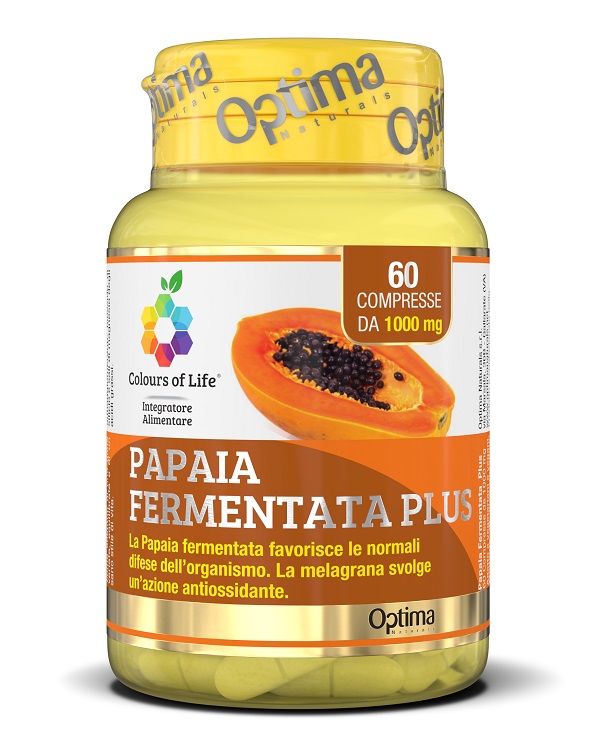 COLOURS OF LIFE FERMENTA PAPAIA PLUS 60 COMPRESSE 1000 MG - farmasconti.eu