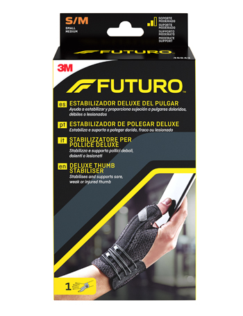 STABILIZZATORE PER POLLICE FUTURO NERO LARGE/EXTRA LARGE 1 PEZZO - farmasconti.eu