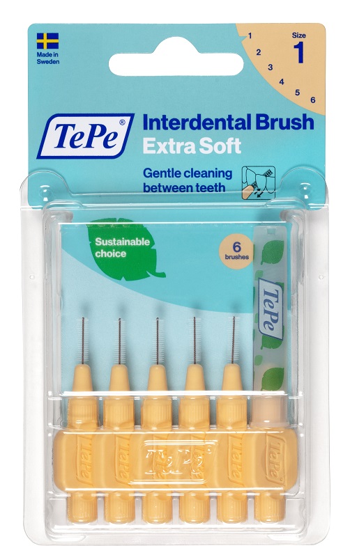 TEPE SCOVOLINO XSOFT ARANCIONE 0,45 MM 6 PEZZI - farmasconti.eu