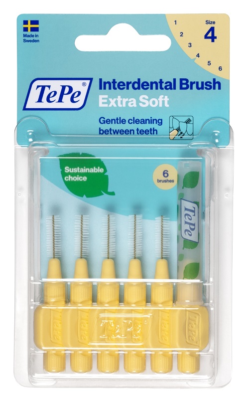 TEPE SCOVOLINO XSOFT GIALLO 0,7MM 6 PEZZI - farmasconti.eu