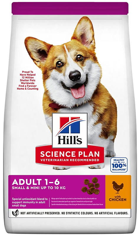 SCIENCE PLAN CANINE ADULT SMALL&MINI CHICKEN 1,5 KG - farmasconti.eu