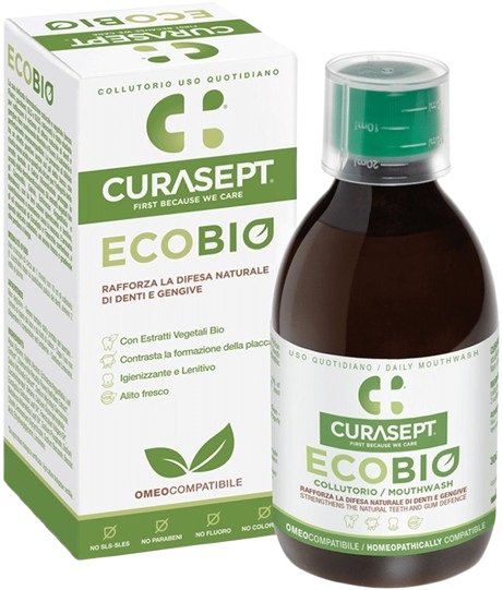 CURASEPT COLLUTORIO ECOBIO 300 ML PHARMADENT - farmasconti.eu