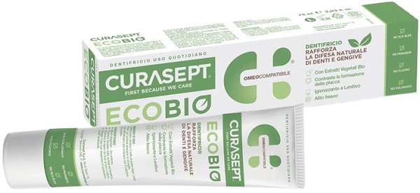 CURASEPT PHARMADENT ECOBIO DENTIFRICIO 75 ML - farmasconti.eu