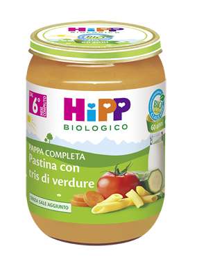 HIPP BIO HIPP BIO PAPPA PRONTA PAST TRIS DI VERDURE 190 G - farmasconti.eu