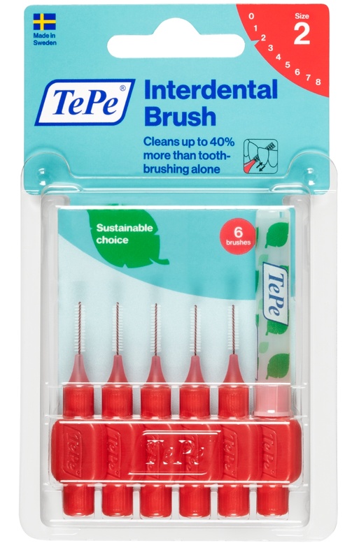 TEPE SCOVOLINO ROSSO 0,5MM 6 PEZZI - farmasconti.eu