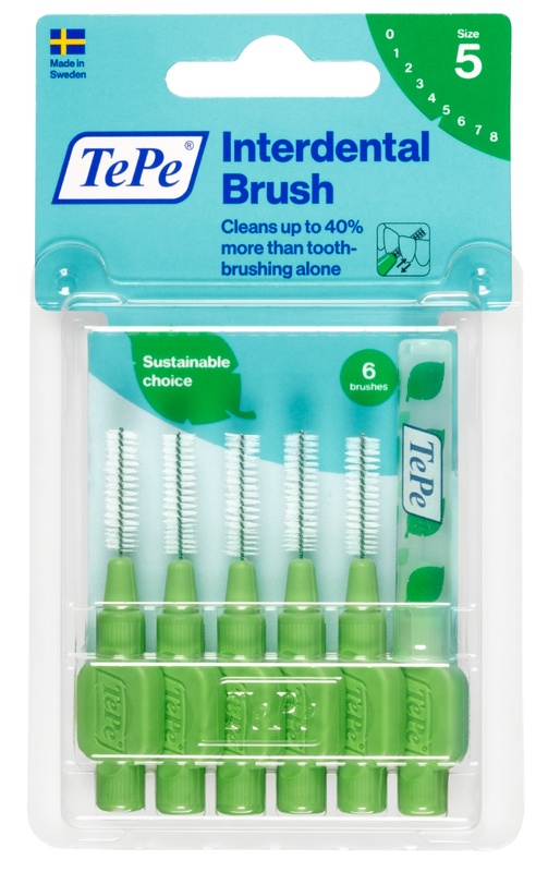 TEPE SCOVOLINO VERDE 0,8MM 6 PEZZI - farmasconti.eu