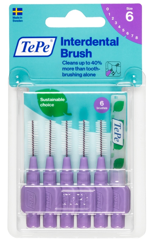 TEPE SCOVOLINO VIOLA 1,1MM 6 PEZZI - farmasconti.eu