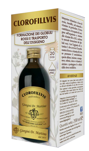 CLOROFILLVIS LIQUIDO ANALCOLICO 200 ML - farmasconti.eu