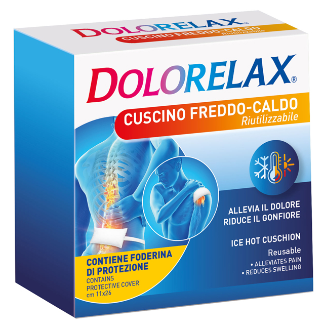 DOLORELAX ICE HOT CUSCINO RIUTILIZZABILE 11X26 CM 2 PEZZI - farmasconti.eu
