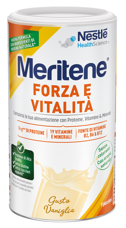 MERITENE FORZA E VITALITA' VANIGLIA 270 G - farmasconti.eu