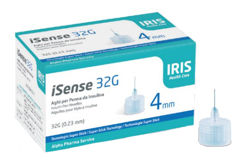 I SENSE AGO PER INSULINA GAUGE 32 4 MM 100 PEZZI - farmasconti.eu