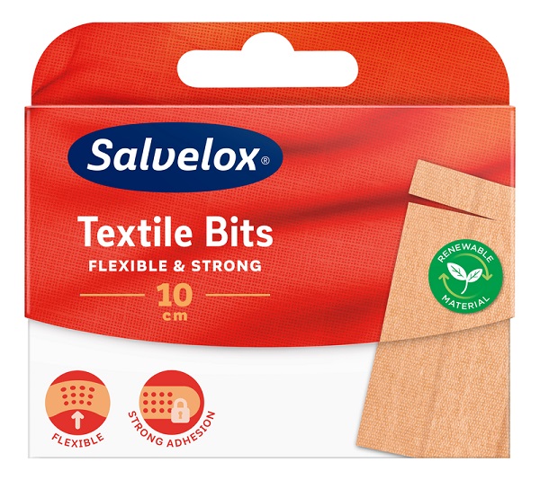 CEROTTO SALVELOX TEXTILE BITS 10CM 10 PEZZI - farmasconti.eu