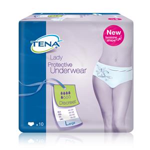 PANNOLONE A MUTANDINA ASSORBENTE TENA SILHOUETTE BLANC LARGE 10 PEZZI - farmasconti.eu
