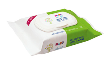 HIPP SALVIETTINE VISO&MANI 1X20 PEZZI - farmasconti.eu
