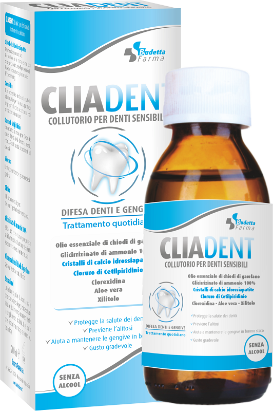 CLIADENT COLLUTORIO DENTI SENSIBILI 200 ML - farmasconti.eu