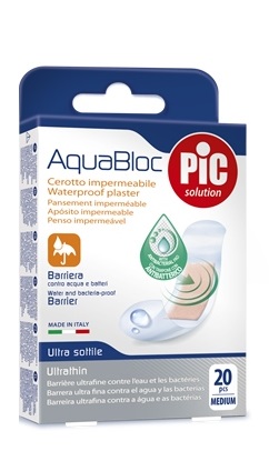 CEROTTO PIC AQUABLOC 19X72MM ANTIBATTERICO 20 PEZZI - farmasconti.eu