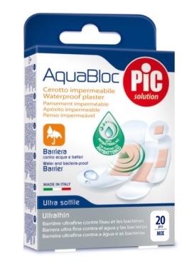 CEROTTO PIC AQUABLOC MIX ANTIBATTERICO 20 PEZZI - farmasconti.eu