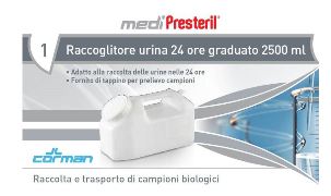 CONTENITORE URINA 24 ORE MEDIPRESTERIL - farmasconti.eu