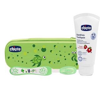 CHICCO SET DENTALE VERDE CON FLUORO - farmasconti.eu