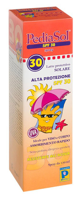 PEDIASOL SPF 30 LATTE SOLARE SPRAY 150 ML - farmasconti.eu