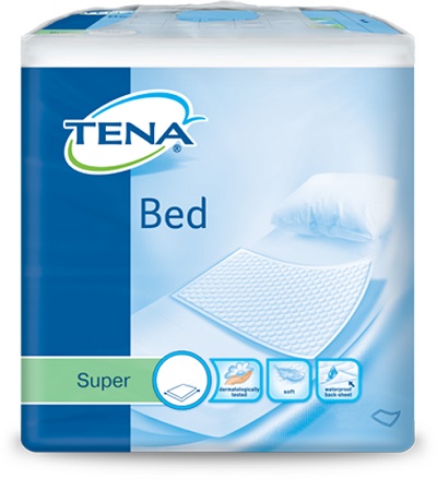 TRAVERSA PER INCONTINENZA NON RIMBOCCABILE TENA BED SUPER 60X90CM 35 PEZZI - farmasconti.eu